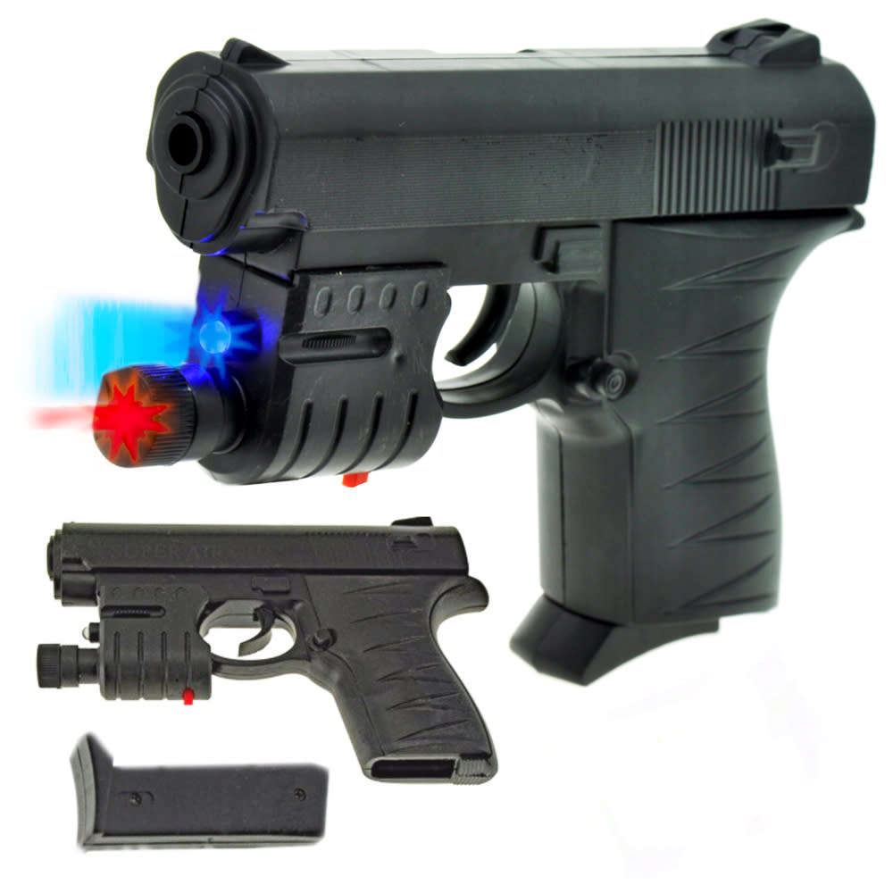 BB Airsoft Spring Toy Gun Laser and Light - P.0621M - 10 Available