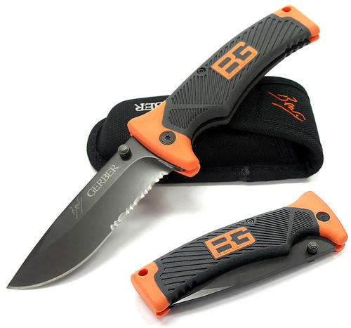 BEAR GRYLLS FOLDING SHEATH KNIFE - 5 AVAILABLE!!