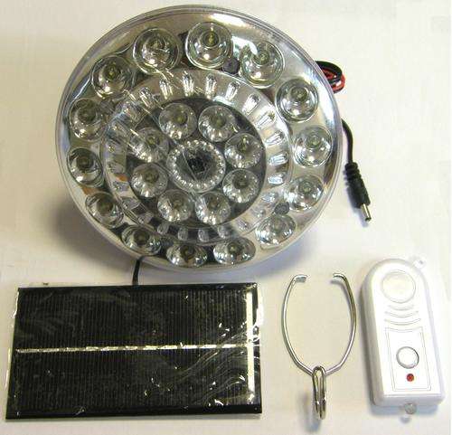 LED SOLAR RECHARGABLE EMERGENCY BULB WITH REMOTE - SCREW TYPE -  5 AVAILABLE!!