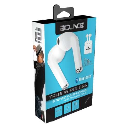 Bounce Clef Series TWS Earphone Pods - White