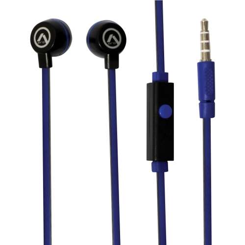 Amplify Pro Vibe Series Earphones with Mic - Black/Blue