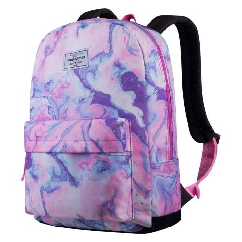 Volkano Diva Series Backpack - Pink Marble