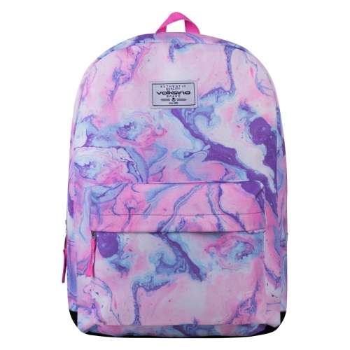 Volkano Diva Series Backpack - Pink Marble