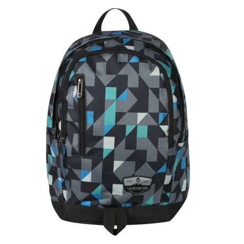 Volkano Geometric Series 15.6` Backpack with Laptop Compartment and Adjustable Shoulder Straps
