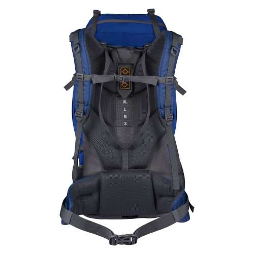 Volkano Icepick Series Backpack in Blue with 65 Litre Capacity and Rain Cover