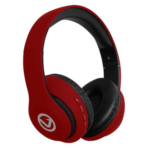 Volkano Impulse Series Bluetooth Headphones - Red