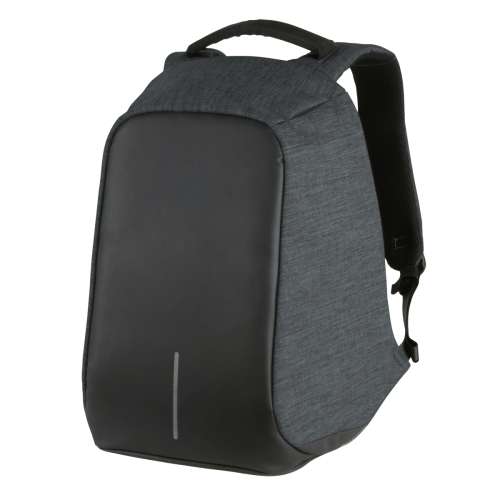 Volkano Smart Series Anti-Theft Backpack in Charcoal with Integrated USB Port