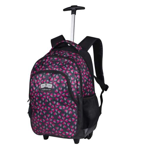 Volkano Winner Series Trolley Bag - Black Hearts