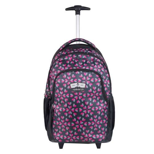 Volkano Winner Series Trolley Bag - Black Hearts