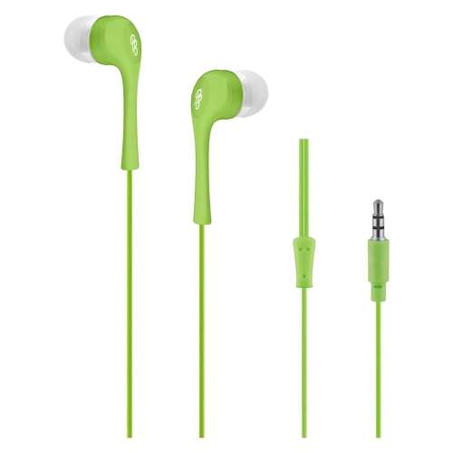 Pro Bass Dollarz Series Blister Aux Earphones - Green
