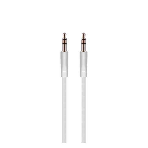 Pro Bass Chain Series Auxiliary Cable - White