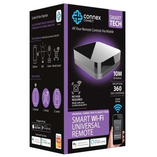 Connex Connect Smart Technology Universal IR Remote