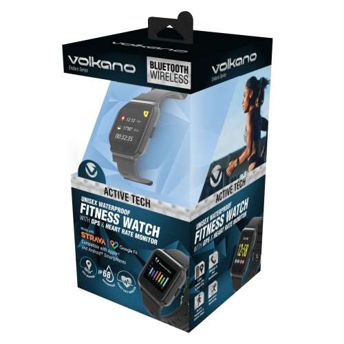 Volkano Active Tech Enduro Series GPS Watch with Heart Rate Monitor
