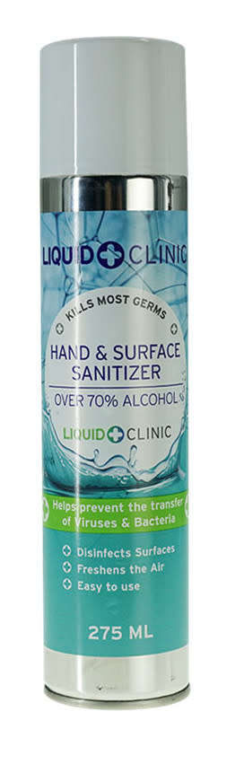 Liquid Clinic Hand Sanitizer - 275ml Aerosol