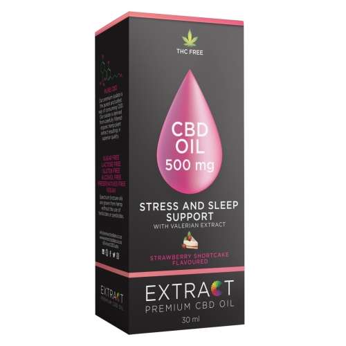 Extract Premium CBD Oil - Sleep and Stress - 500mg - 30ml