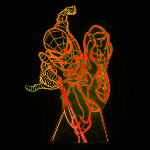 Marvel Spider-man Night Light with Colour Changing LED Lights and Touch Switch Control