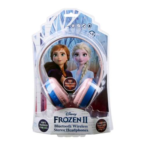 Disney Frozen II Kids Bluetooth Stereo Volume Reduced Headphones with 10 hours Playtime