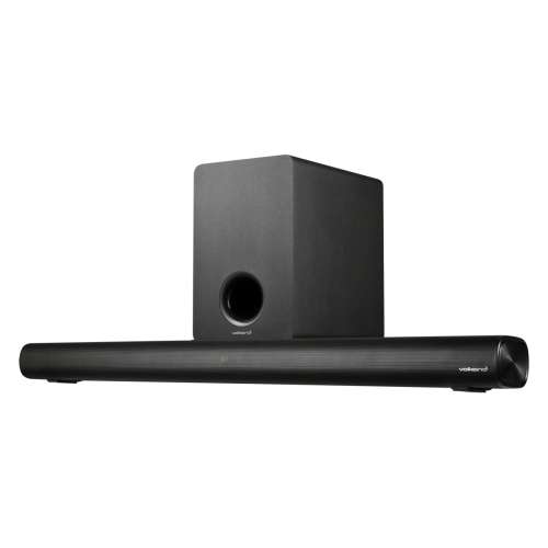 VolkanoX Hypersonic Series 100W 2.1 Soundbar with Remote Control, 3D Sound Modes, EQ Modes