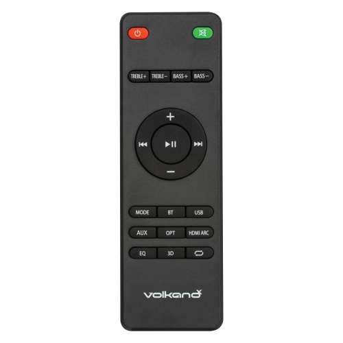 VolkanoX Hypersonic Series 100W 2.1 Soundbar with Remote Control, 3D Sound Modes, EQ Modes