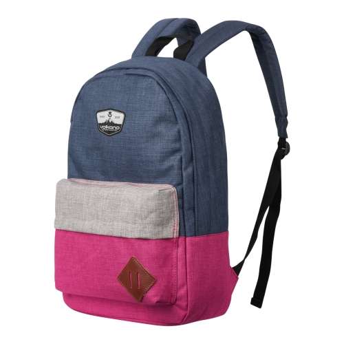 Volkano 3d Series 15.6` (39.6 cm) Backpack in Navy and Burgundy
