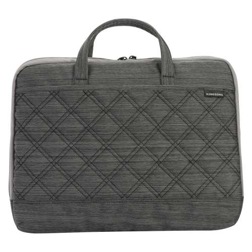 Kingsons Trace Series 15.6` (39.6cm) Ladies Laptop Shoulder Bag in Black with Padded Protection