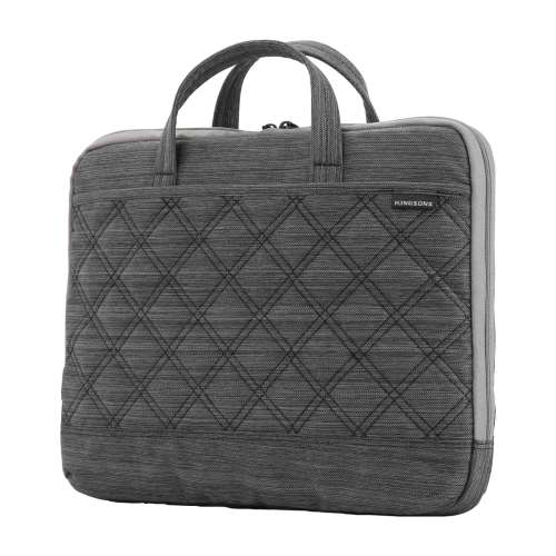 Kingsons Trace Series 15.6` (39.6cm) Ladies Laptop Shoulder Bag in Black with Padded Protection