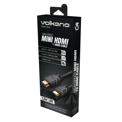 Volkano Transfer Series HDMI to Mini HDMI Cable