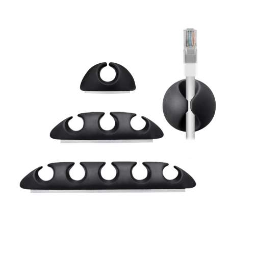 Volkano Bind Series 5-piece Adhesive Clip-in Cable Organiser Kit