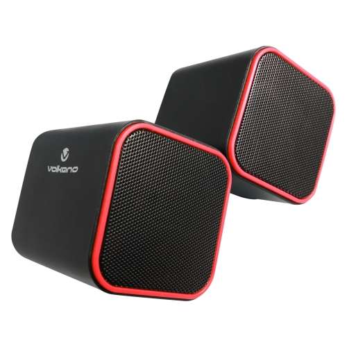 Volkano Diamond Series USB Speakers - Red