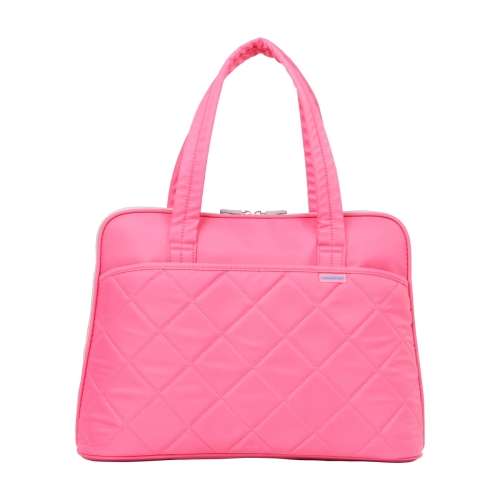Kingsons Ladies In Fashion Series 15.6` (39.6cm) Ladies Laptop Shoulder Bag in Pink