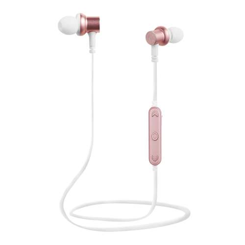 Amplify Blues Series Bluetooth Earphones - White/Rose Gold