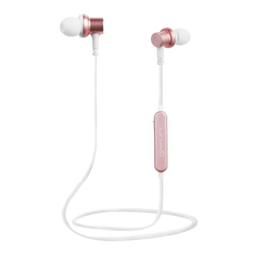 Amplify Blues Series Bluetooth Earphones - White/Rose Gold