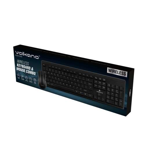 Volkano Krypton Series Wireless USB Keyboard and Mouse Combo