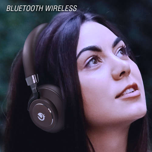VolkanoX Asista H01 Series Bluetooth Black Headphones with Voice Assistant