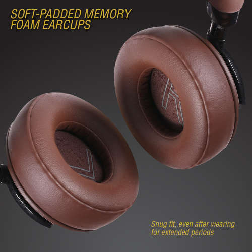 VolkanoX Asista H01 Series Bluetooth Black Headphones with Voice Assistant