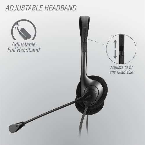 Volkano Chat 2 Aux Series Stereo Headset with Microphone