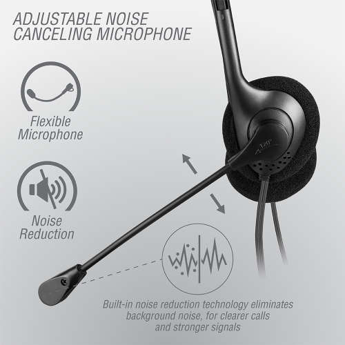 Volkano Chat 2 Aux Series Stereo Headset with Microphone