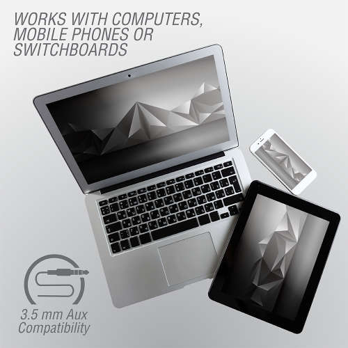 Volkano Chat 2 Aux Series Stereo Headset with Microphone