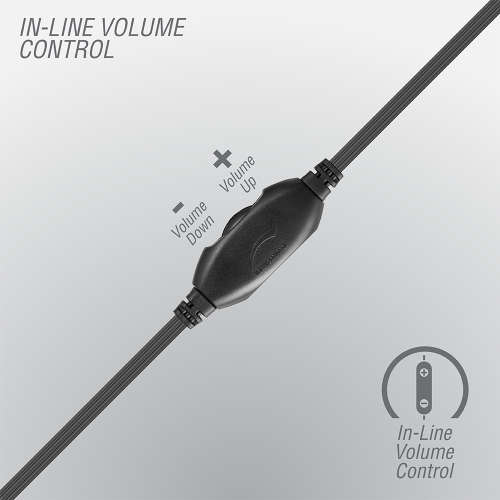 Volkano Chat 2 Aux Series Stereo Headset with Microphone