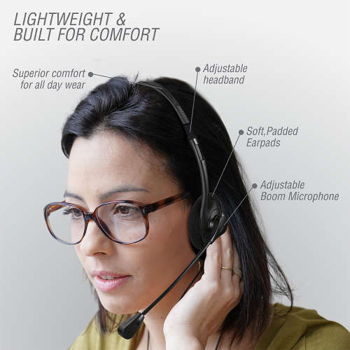 Volkano Chat 2 Aux Series Stereo Headset with Microphone