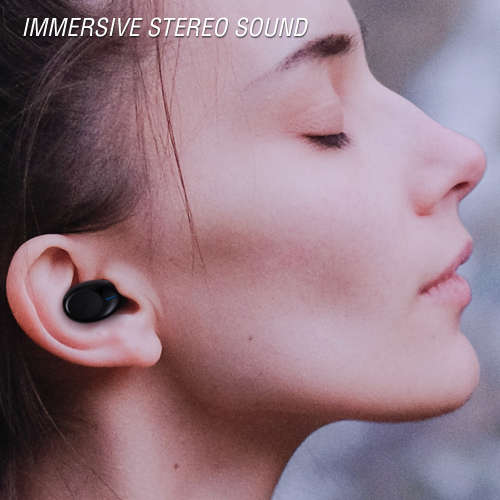 Volkano Pico 2.0 Series True Wireless Bluetooth Earbuds - Black