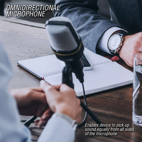 Volkano Stream Media Series 3.5mm Desktop Microphone