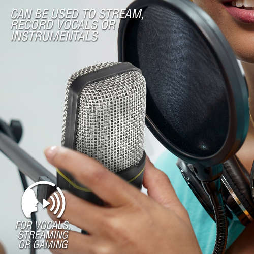 Volkano Stream Media Series 3.5mm Desktop Microphone