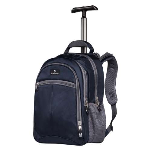 Volkano Orthopaedic Series 15.6` (39.6 cm) Trolley Backpack in Navy and Grey