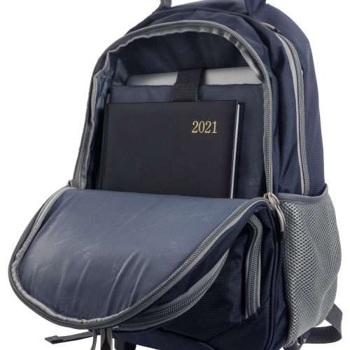 Volkano Orthopaedic Series 15.6` (39.6 cm) Trolley Backpack in Navy and Grey