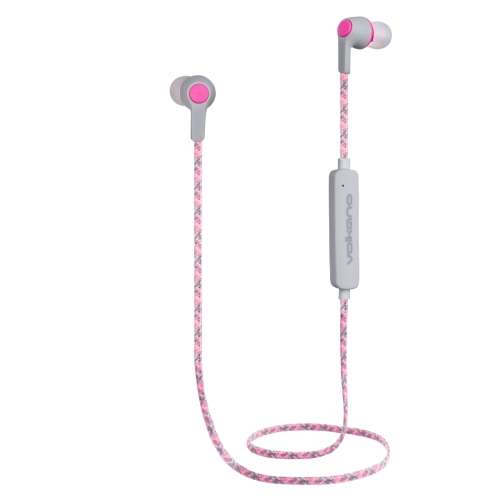 Volkano Moda Series Bluetooth Earphones - Pink