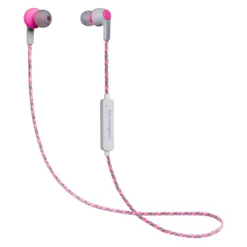 Volkano Moda Series Bluetooth Earphones - Pink
