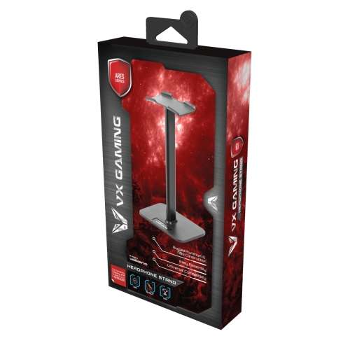VX Gaming Ares Series Gaming Aluminium Headphone Stand with Wide Base
