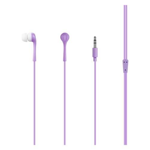 Pro Bass Dollarz Series Blister Aux Earphones - Purple