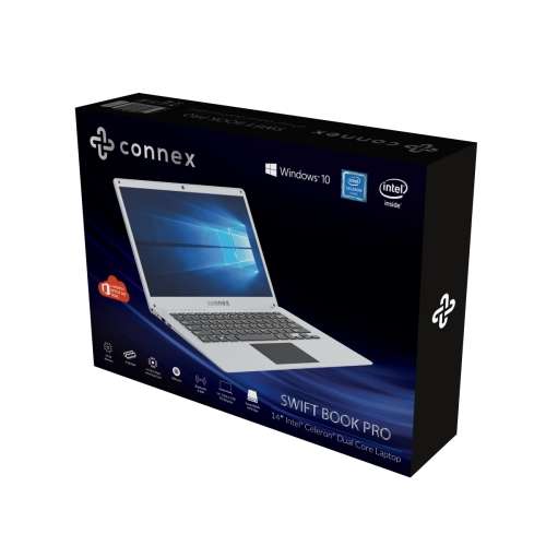Connex Swiftbook Pro 14.1` Intel Celeron N3350 Dual Core Laptop